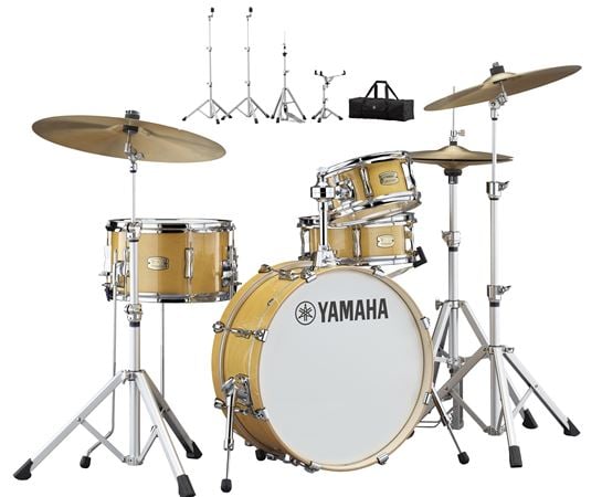 Yamaha Stage Custom Hip 4 Piece Drum Set with HW3 Hardware Front View