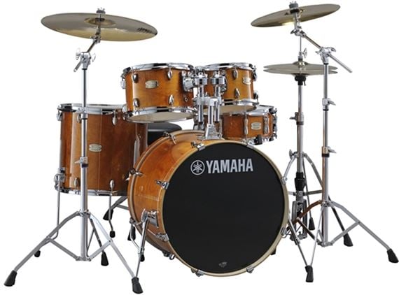 Yamaha Stage Custom Birch 5 Piece Drum Set with HW780 Hardware Front View
