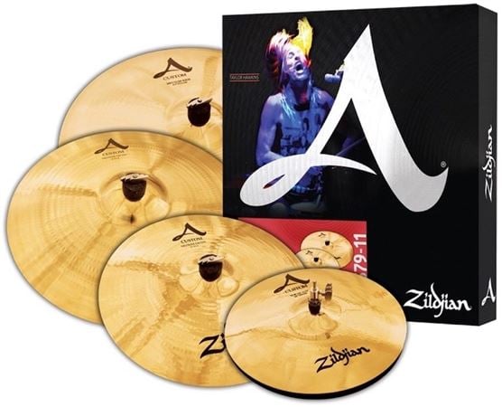 Zildjian A Custom Value Added Cymbal Set with 18" Crash Front View