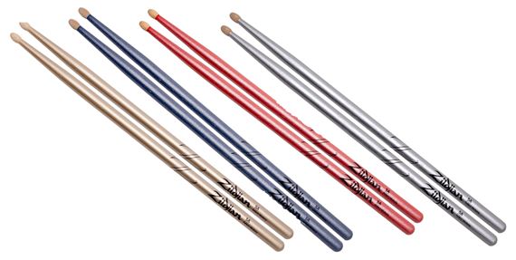 Zildjian 5A Chroma Wood Tip Drum Sticks
