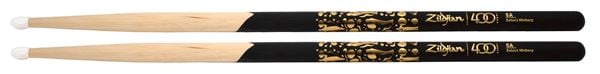 Zildjian Limited Edition 400th Anniversary 5A Nylon Dip Drumsticks Front View