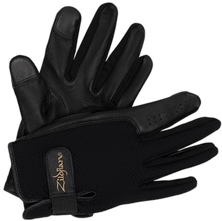 Zildjian Touchscreen Drummers Gloves Front View