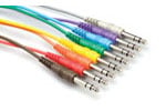 Hosa CSS845 1/4 Inch TRS Patch Cables