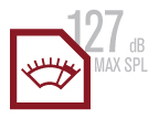 127 db Max SPL