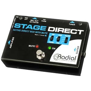 Radial StageDirect Active Direct Box with Mute Footswitch