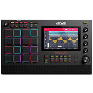 Akai Professional MPC Live II Standalone Music Product Center with Built-in Monitors