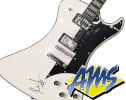 Hagstrom Fantomen Electric Guitar (White) Signed by Tobias Forge