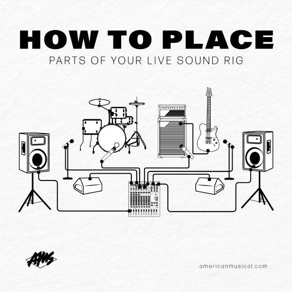 How to place parts of your live sound rig