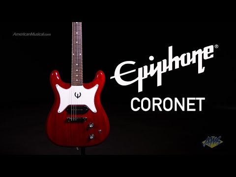 Epiphone Coronet Electric Guitar P90 Pickup Double Cutaway