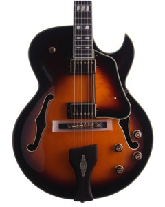 Ibanez LGB30 George Benson Hollowbody Guitar with Case Yellow