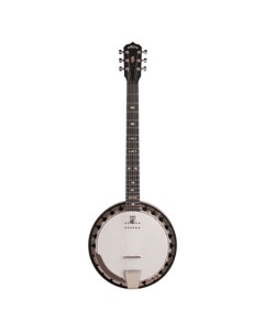 Deering Boston 6 String Acoustic Electric Banjo with Case