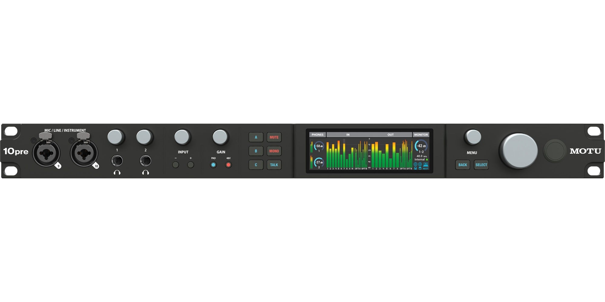 MOTU 10pre Thunderbolt/USB Audio Interface