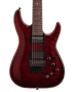 Schecter Hellraiser C1 FR Sustainiac Electric Guitar Black Cherry
