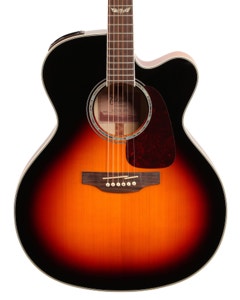 Takamine GJ72CE Jumbo Ac Elec Gtr Brown Sunburst