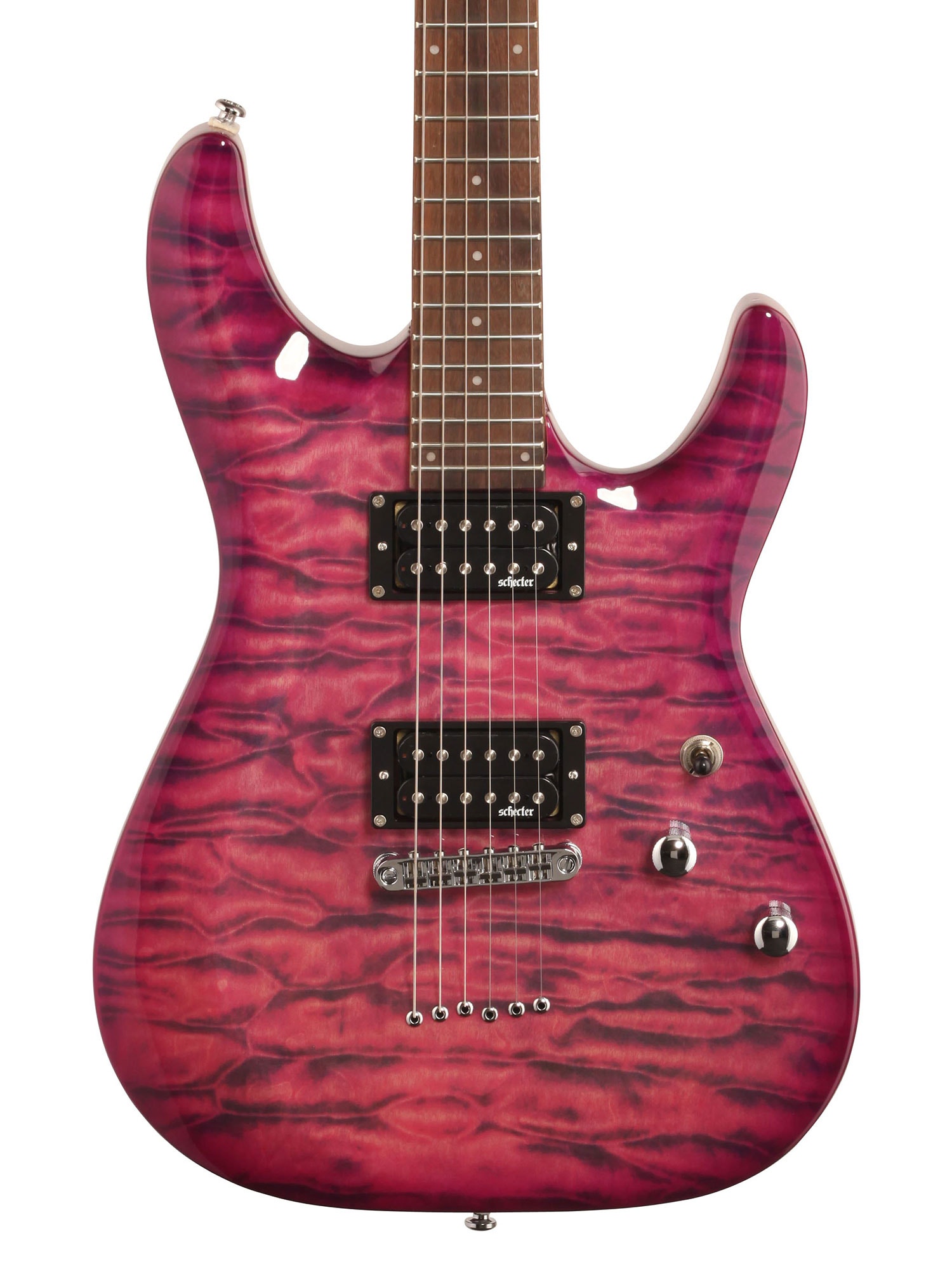 Schecter C6 Plus Electric Guitar Electric Magenta