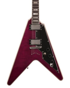 Schecter V1 Custom Electric Guitar Trans Purple