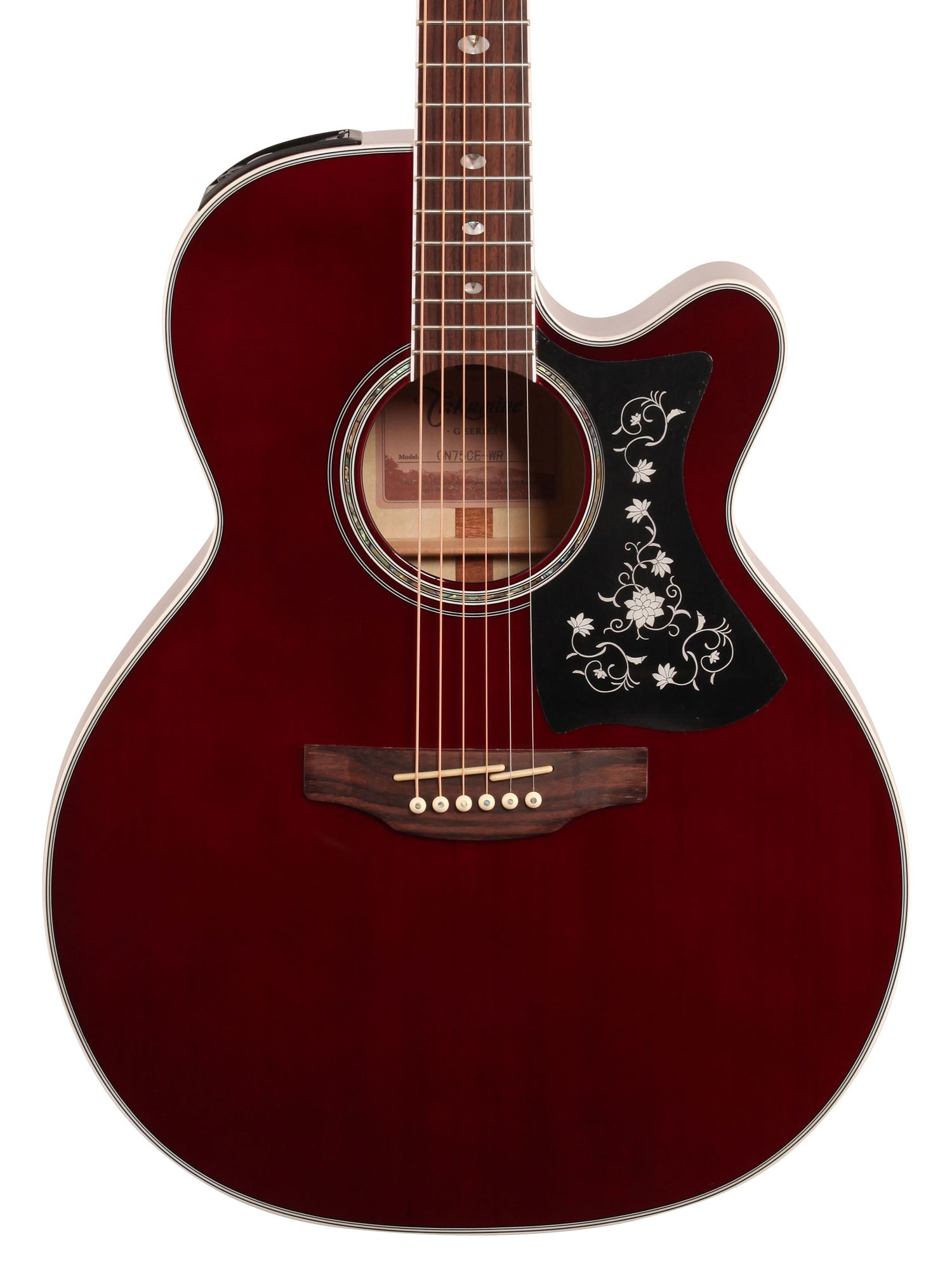 Takamine GN75CE Acoustic Electric Guitar Wine Red