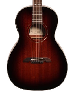 Alvarez AP66ESHB Parlor Acoustic Electric Guitar Mahogany Shadowburst