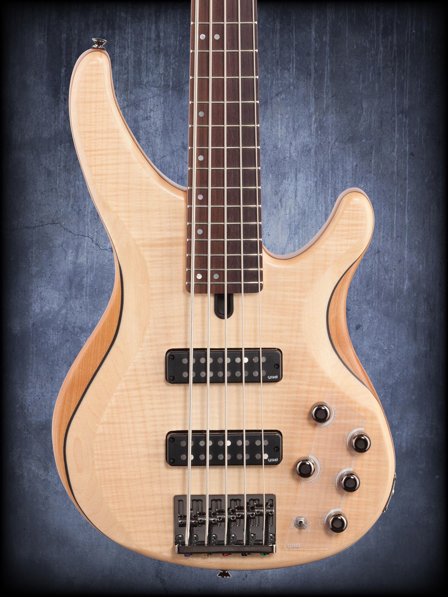 Yamaha TRBX605FM Electric Bass Guitar Satin Natural