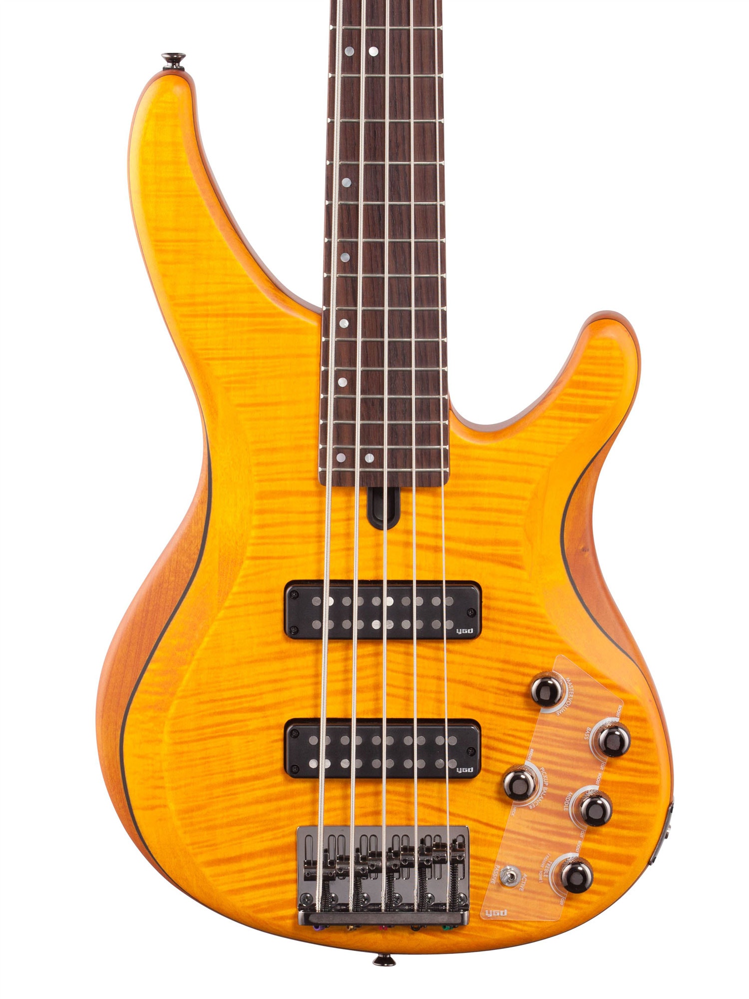 Yamaha TRBX605FM Electric Bass Guitar Matte Amber