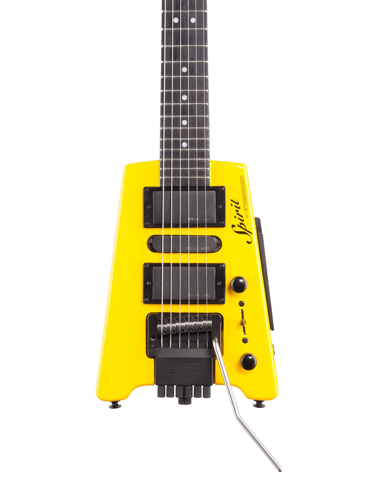 Steinberger GT PRO Deluxe Hot Rod Yellow with Gig Bag