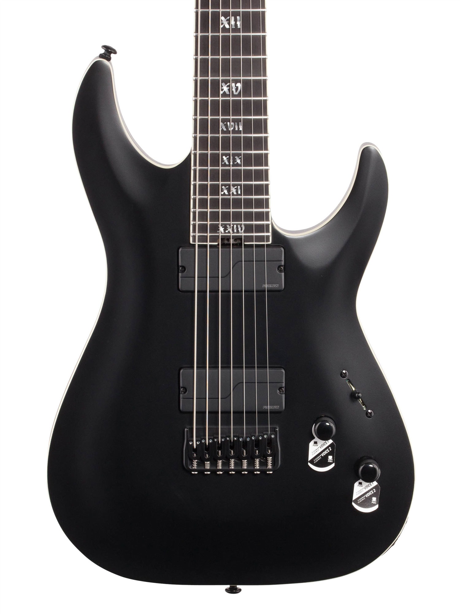 Schecter C-7 SLS Elite Evil Twin 7-String Electric Guitar
