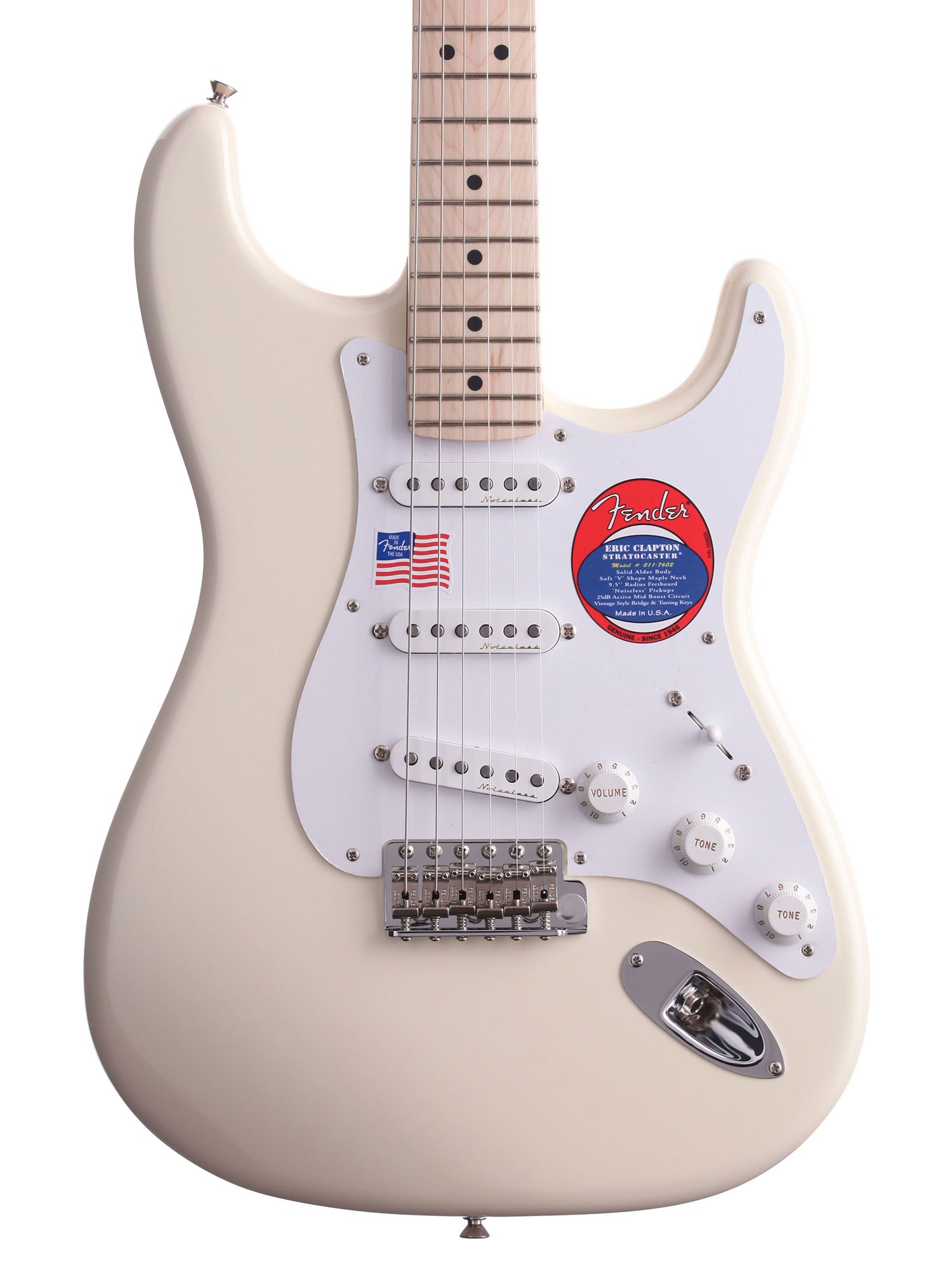 Fender Eric Clapton Stratocaster Olympic White with Case