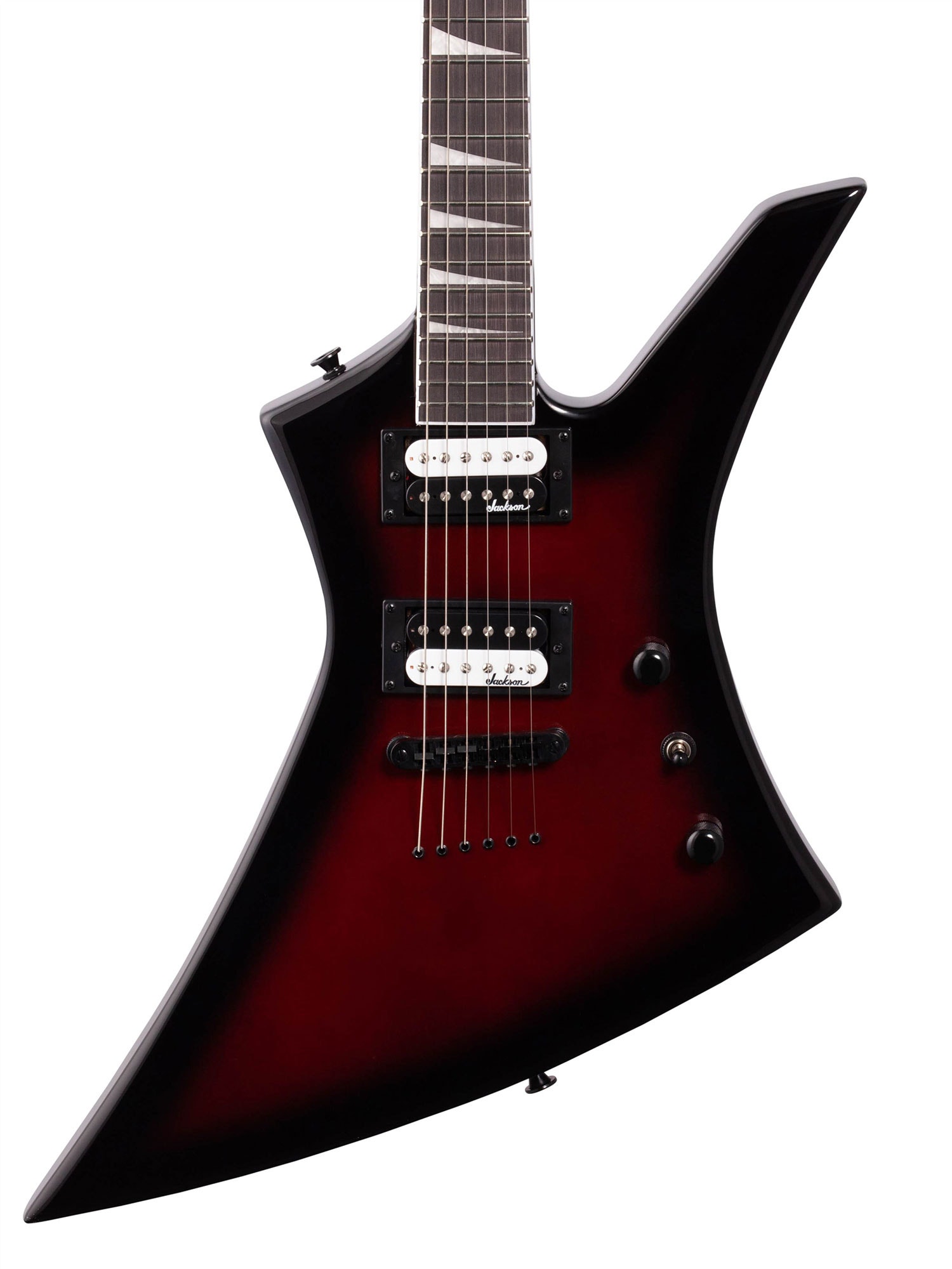 Jackson JS32T Kelly Amaranth Neck Viola Burst