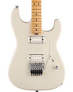 Charvel American Neo-Classic San Dimas Style 1 Floyd Rose Maple Guitar with Case Ivory Blitz