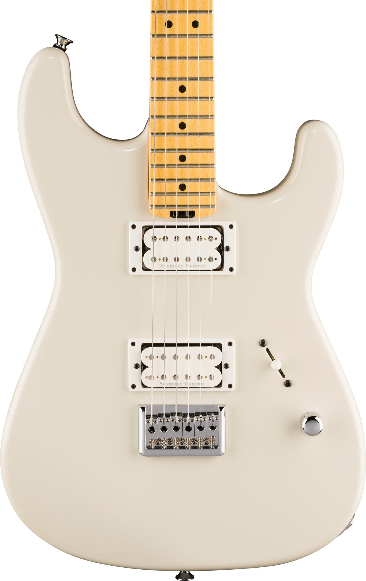 Charvel American Neo-Classic Series San Dimas Style 1 HH HT Guitar with Bag Ivory Blitz