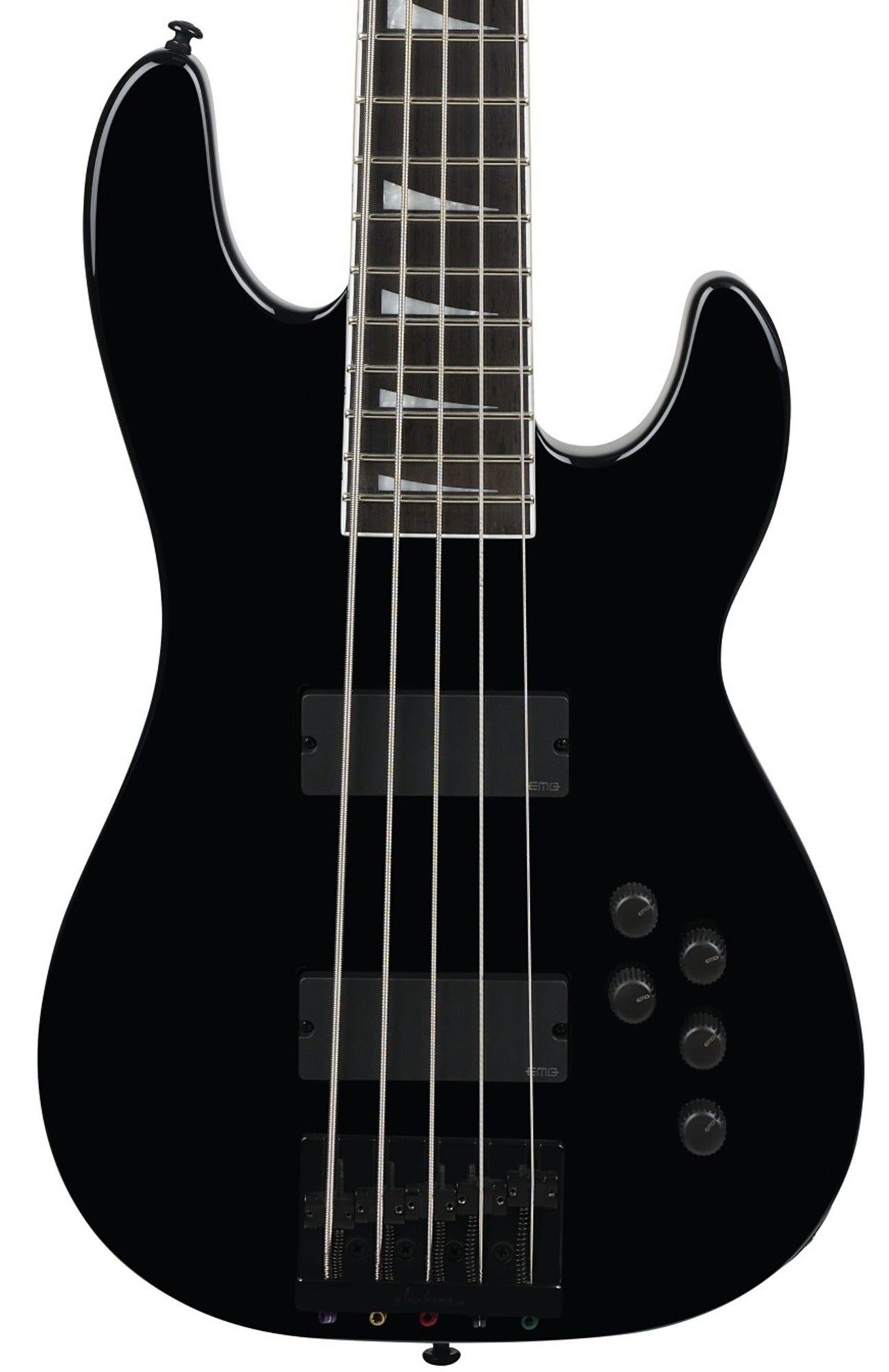 Jackson LE Legend Signature David Ellefson CB V Bass Guitar with Case Black