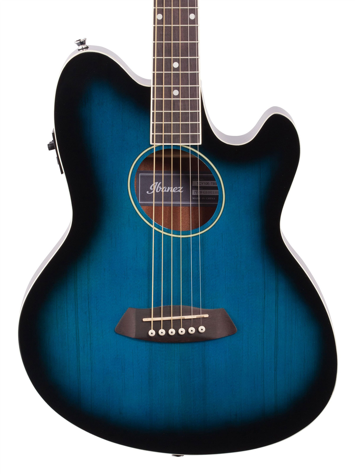 Ibanez TCY10E TBS Talman A/E Trans Blue Sunburst