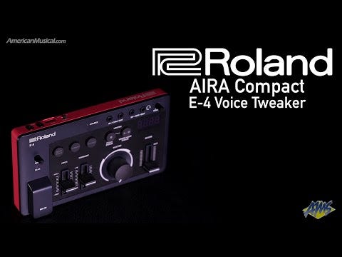 Roland Aira Compact E4 Voice Tweaker Vocal Effects | American