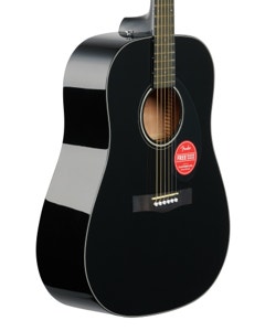 Fender CD60S Solid Top Dreadnought Acoustic Guitar Walnut Neck