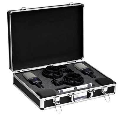 AKG C214 Stereo Set Matched Pair w/SM and Case