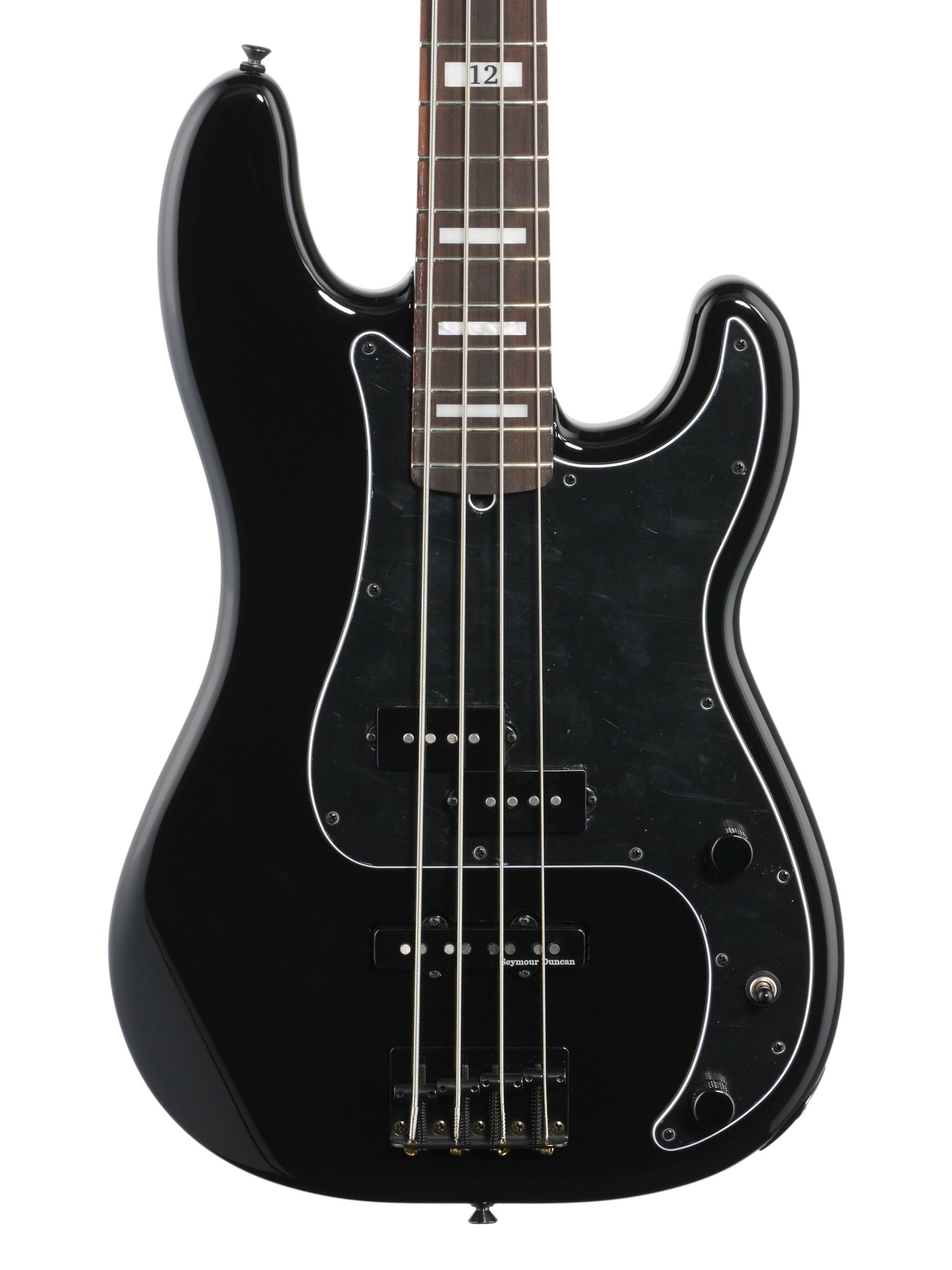 Fender Duff McKagan Deluxe Precision Bass Rosewood Neck Black w/Bag