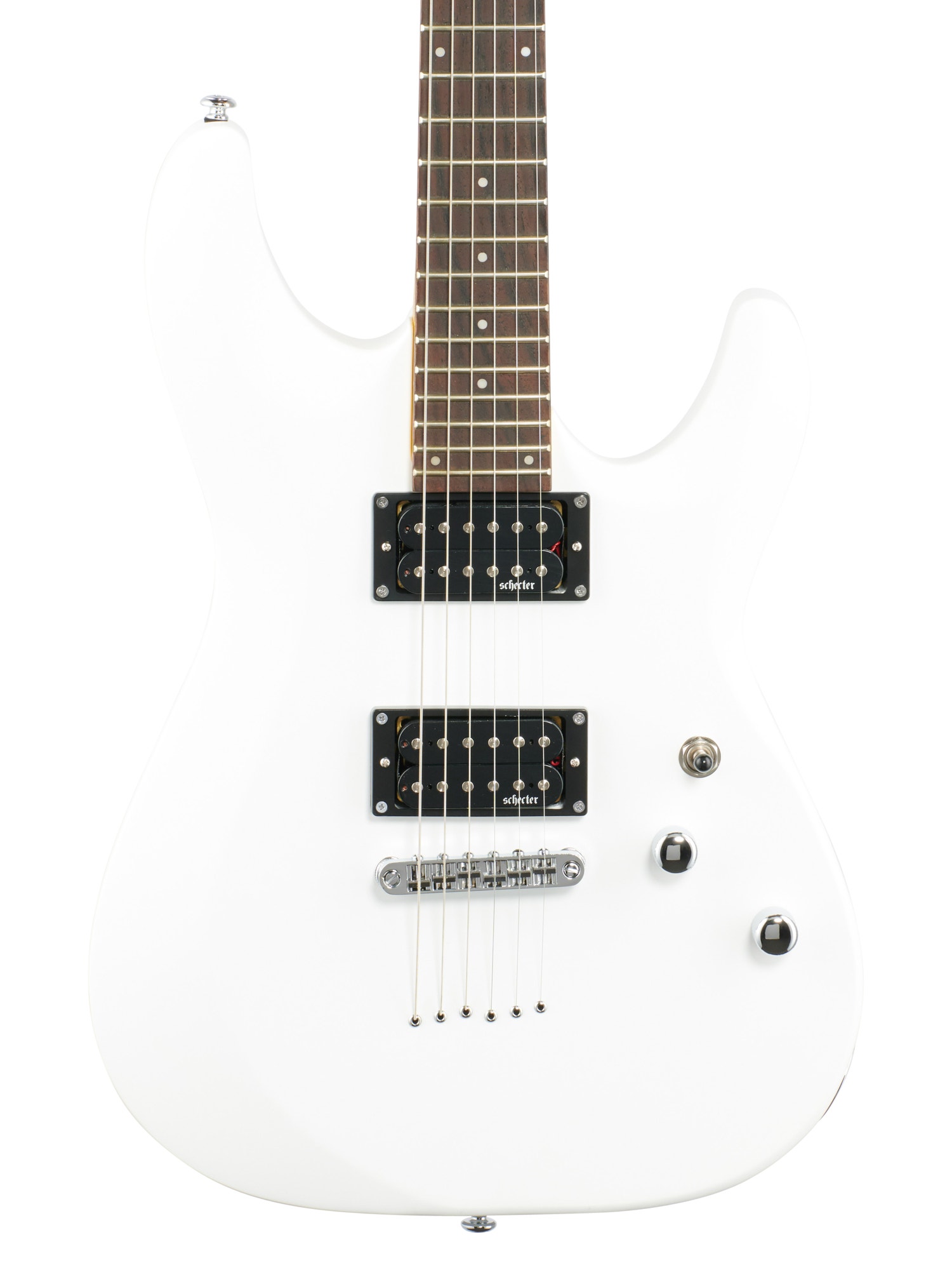 Schecter C6 Deluxe Electric Guitar Satin White