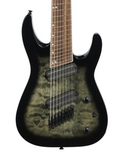 Jackson X Soloist Arch Top SLATX8Q MS 8-String Trans Black Burst