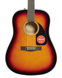 Fender CD60 Dreadnought V3 Sunburst with Case View 2