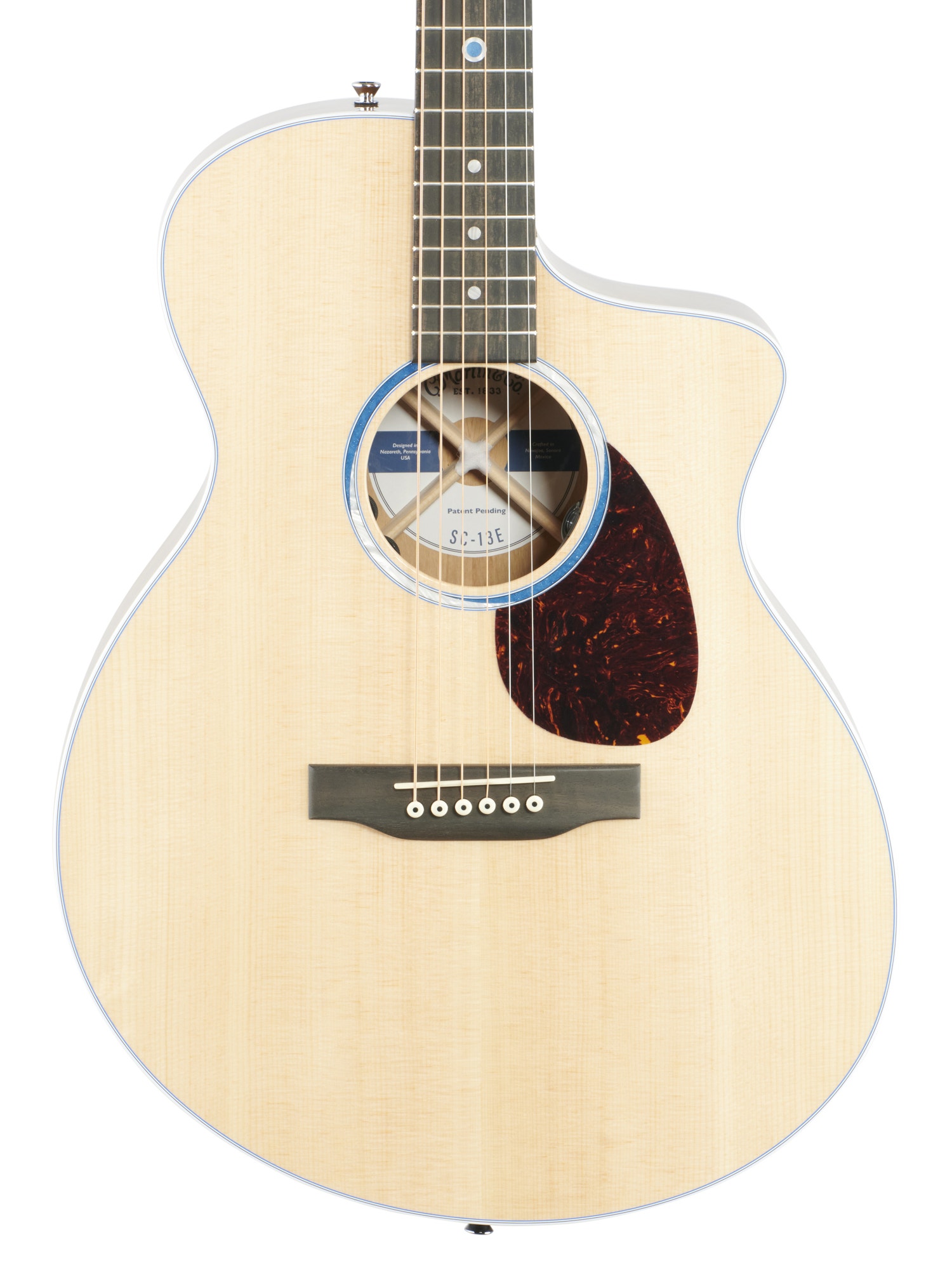 Martin SC13E Acoustic Electric Guitar Spruce and Koa with Gigbag