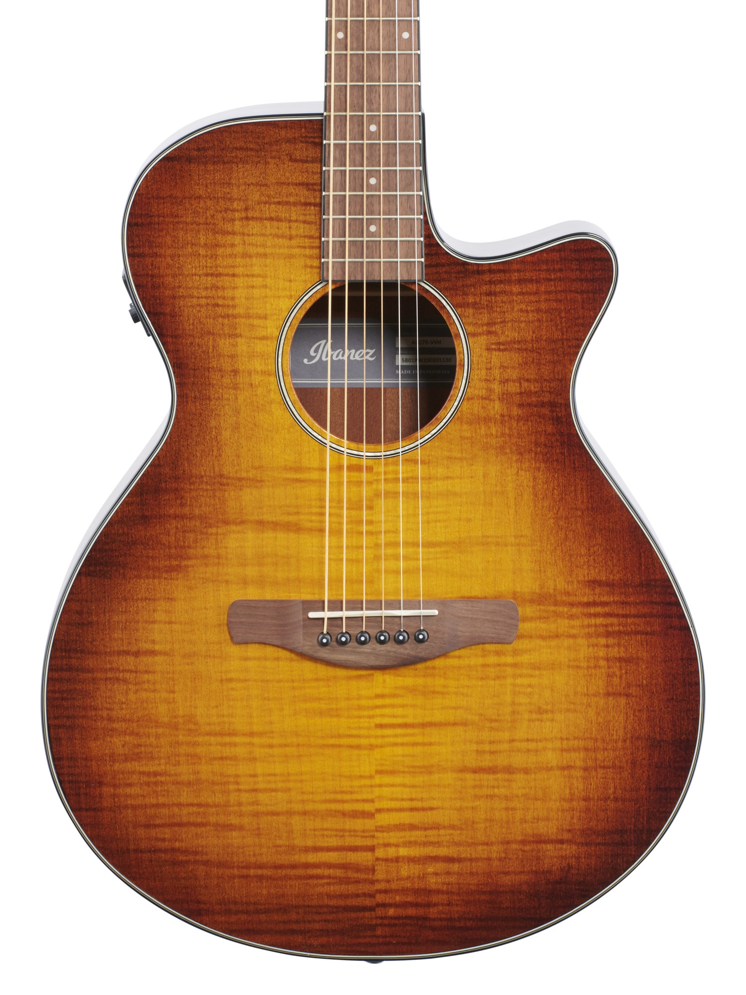 Ibanez AEG70 Acoustic Electric Guitar Vintage Violin High Gloss