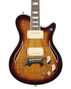 Michael Kelly Hybrid Special Electric Guitar Spalted Maple Burst