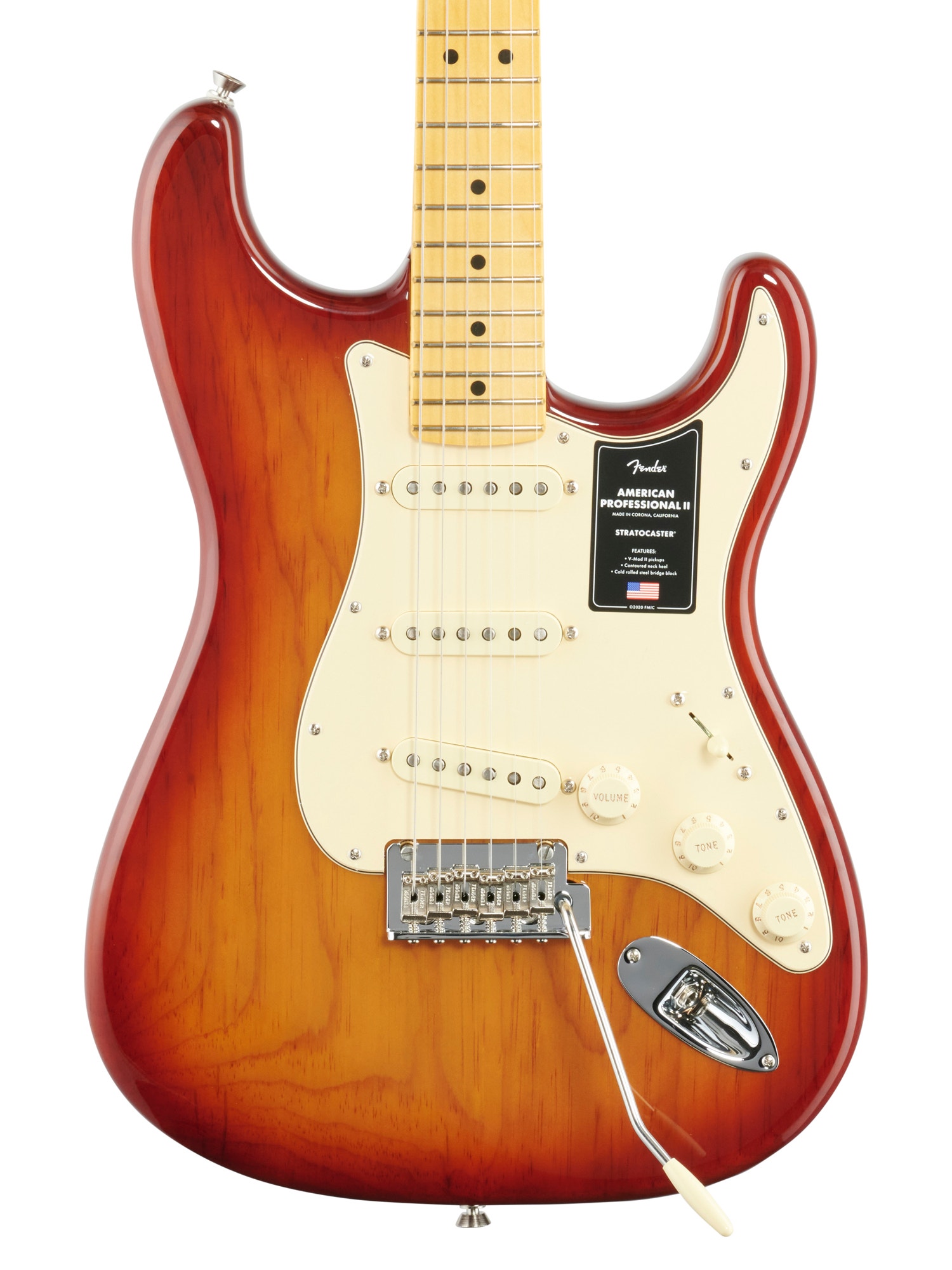 Fender American Pro II Stratocaster Maple Neck Sienna Sunburst with Case