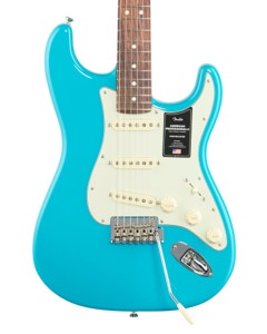 Fender American Pro II Stratocaster Rosewood Neck Miami Blue with Case