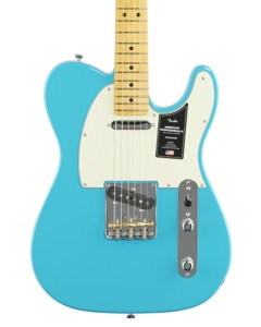 Fender American Pro II Telecaster Maple Neck Miami Blue with Case