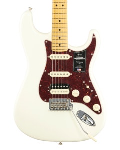 Fender American Pro II Stratocaster HSS Maple Neck Olympic White with Case