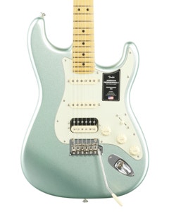 Fender Am Pro II Strat HSS MN Mystic Surf Grn W/C