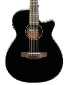 Ibanez AEG5012 Acoustic Electric Guitar Black