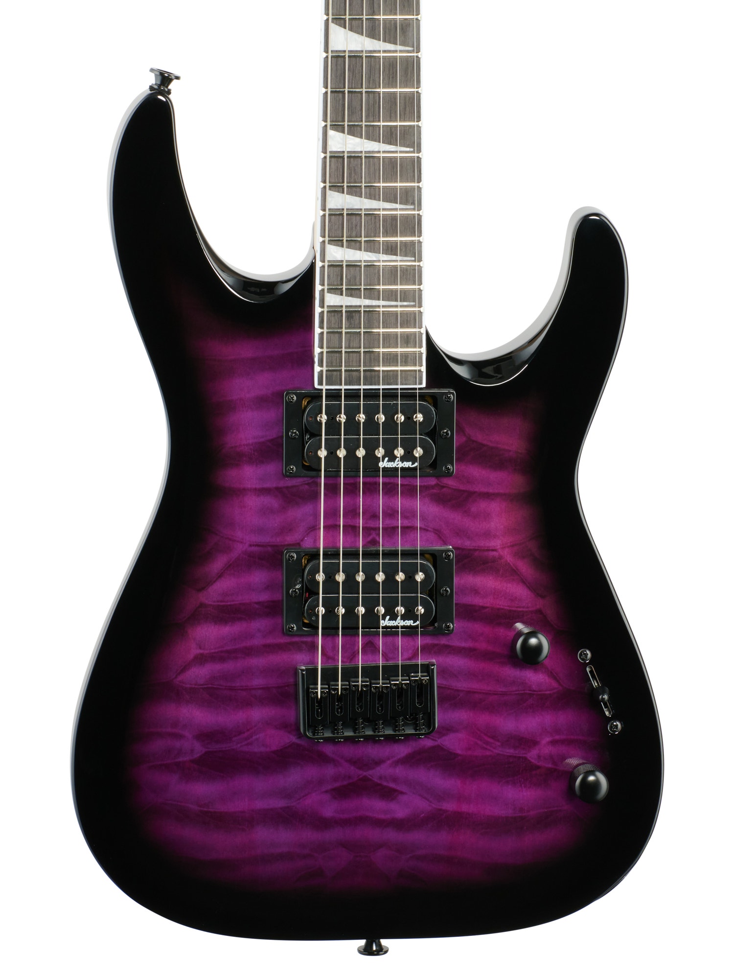 Jackson JS Dinky JS32Q DKAHT Trans Purple Burst