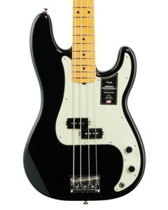 Fender American Pro II Precision Bass Maple Neck Black with Case